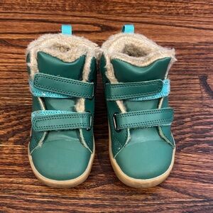 Ten Little Furry High Top in Emerald Green, Size 7